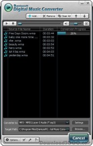 Daniusoft Digital Music Converter screenshot